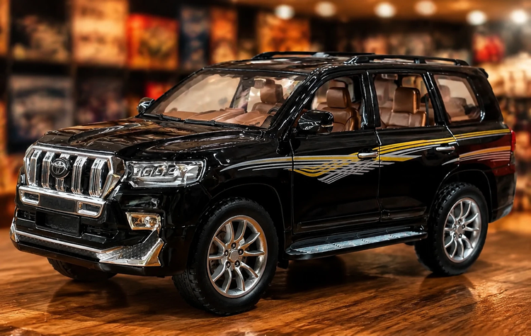 ماشین فلزی دودزا مدل Toyota Prado مقیاس 1:24