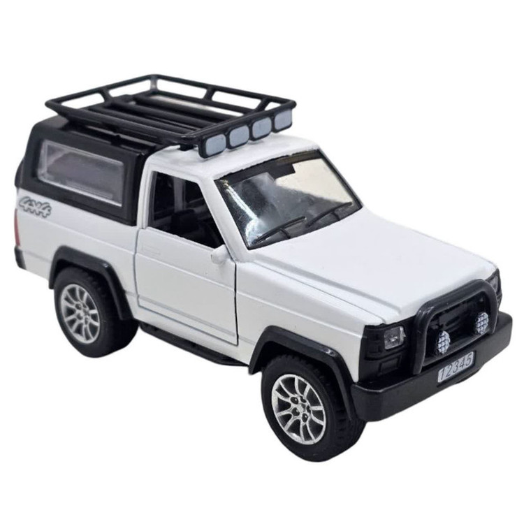 ماکت ماشین ناب سل مدل نیسان پاترول آفرود فلزی موزیکال چراغدار عقب کش دو در کد Nissan Patrol Off-Road Metal Musical Pull Back Lights
