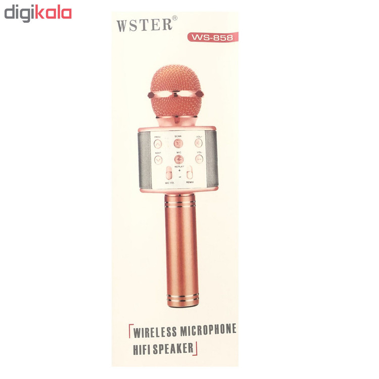 میکروفون اسپیکر شارژی مدل WS-858 کیفیت اصلی