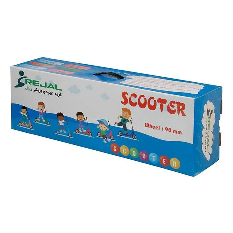 اسکوتر فلزی تاشو چرخ ژله ای چرخ 90 مدل R 2023