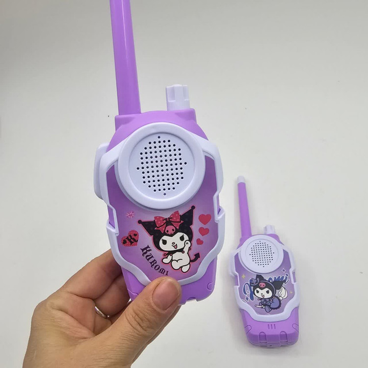 اسباب بازی ناب سل اورجینال بیسیم کرومی WALKIE TALKIE KUROMI مجموعه دو عددی