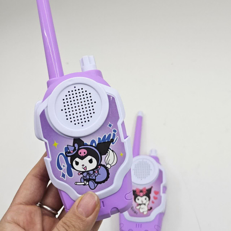 اسباب بازی ناب سل اورجینال بیسیم کرومی WALKIE TALKIE KUROMI مجموعه دو عددی