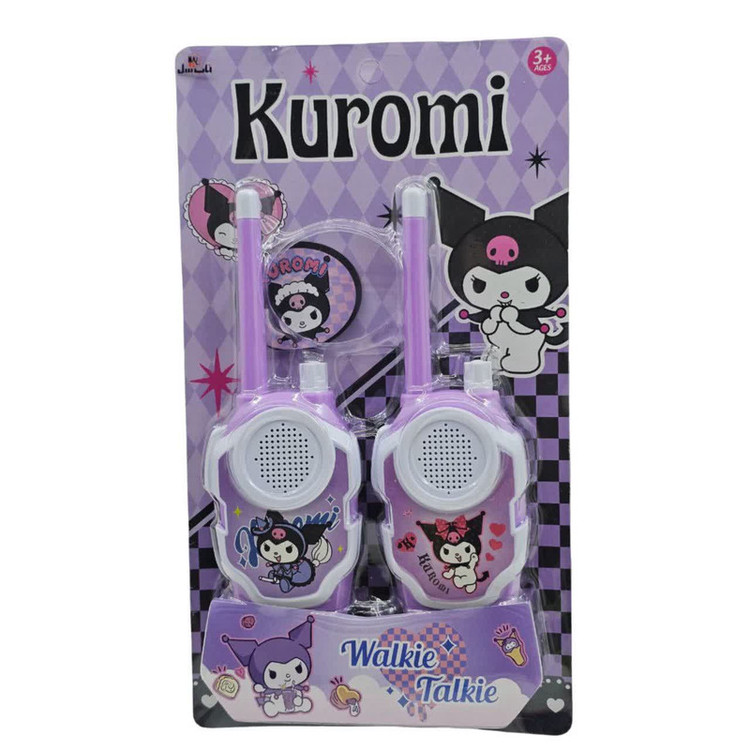 اسباب بازی ناب سل اورجینال بیسیم کرومی WALKIE TALKIE KUROMI مجموعه دو عددی