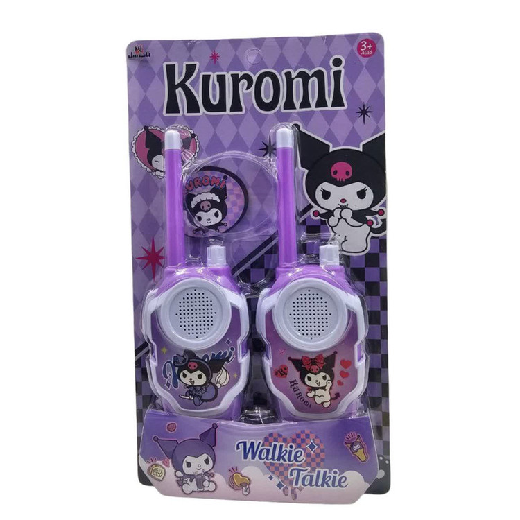 اسباب بازی ناب سل اورجینال بیسیم کرومی WALKIE TALKIE KUROMI مجموعه دو عددی