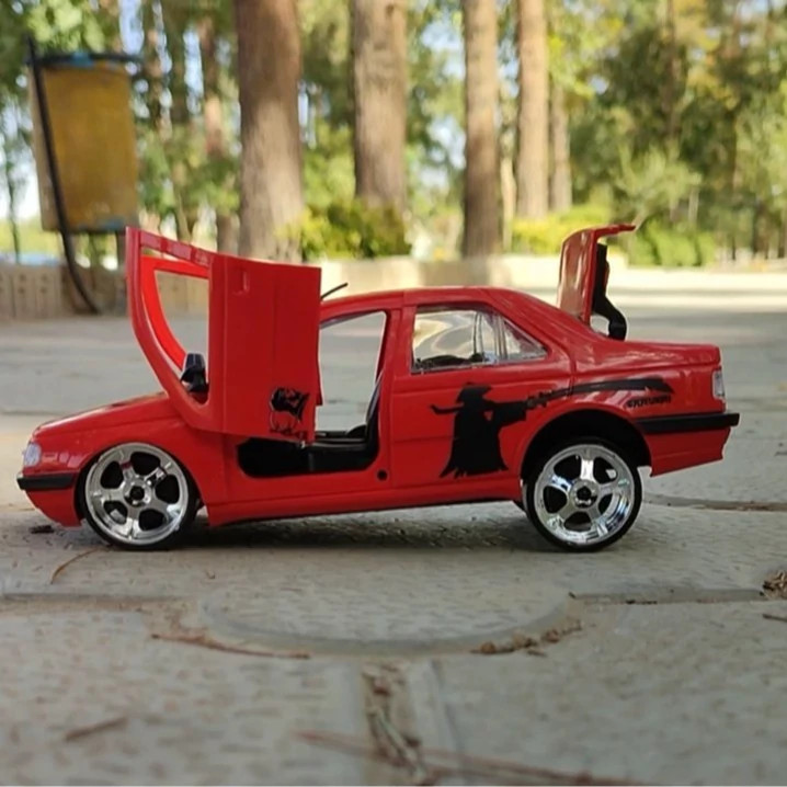 اسباب بازی ماشین 405 شوتی کف خواب پنوماتیک درب باز شو